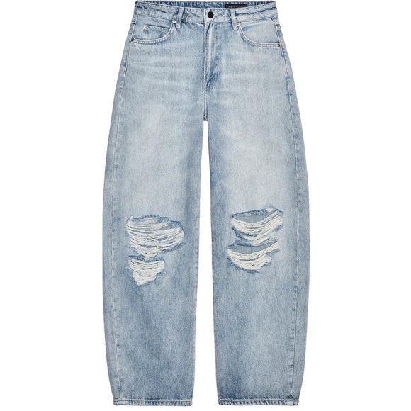 ZW COLLECTION BARREL HIGH WAIST JEANS - Picture 2 of 2